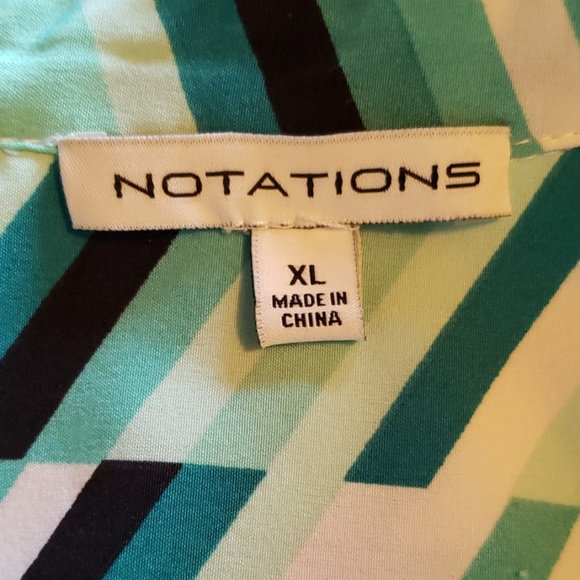 Memorial Day sale! Notations Chevron blouse - Picture 6 of 7